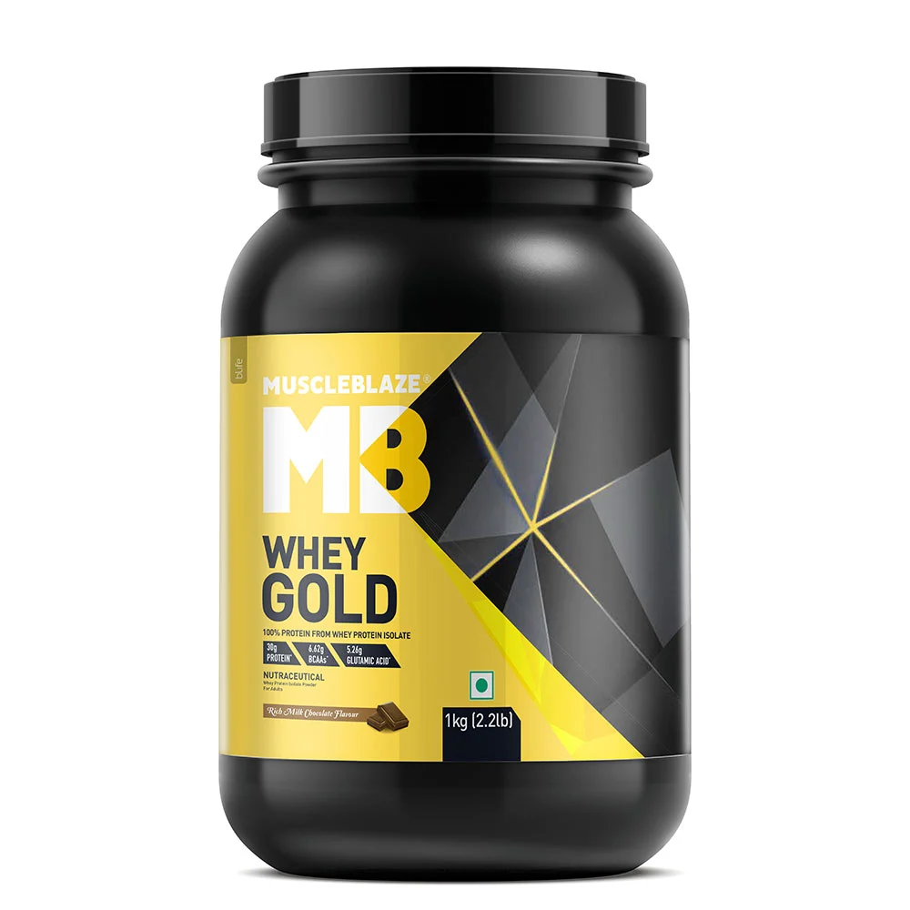 MuscleBlaze Whey Gold 1kg 